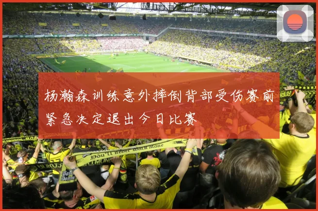 杨瀚森训练意外摔倒背部受伤赛前紧急决定退出今日比赛